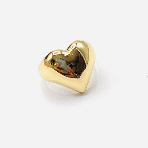 Gold heart Ring