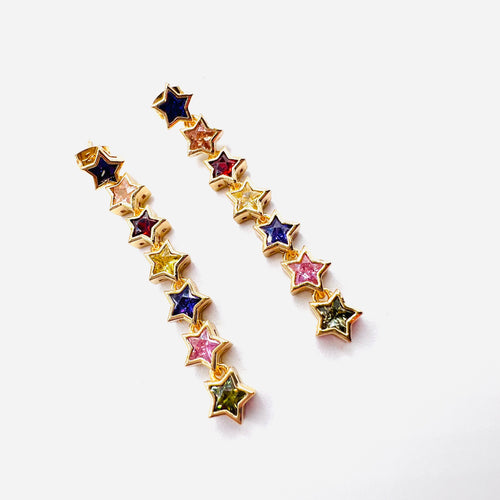 Multi star Earring