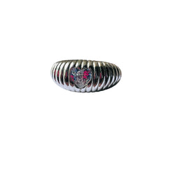 Heart silver Ring