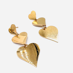 Trío de corazones Earring