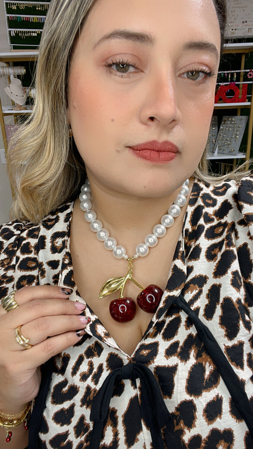 Big Cherry Necklace