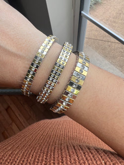 Mix gold and Silver Bracelet