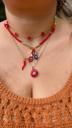 Eye round colors Necklace