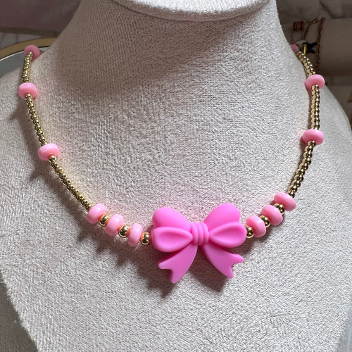 Pink coquette Necklace