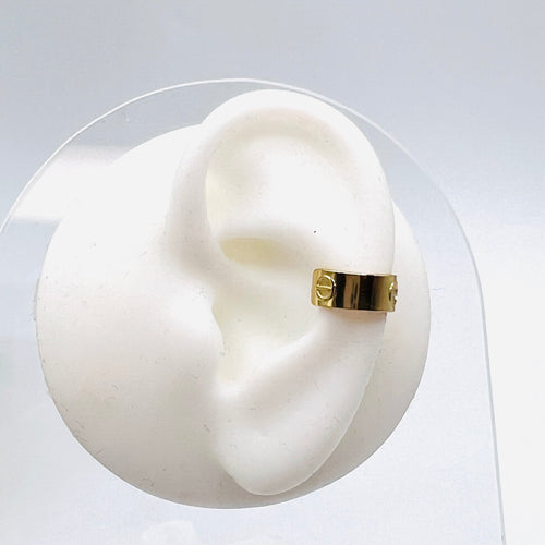 C gold Earcuff