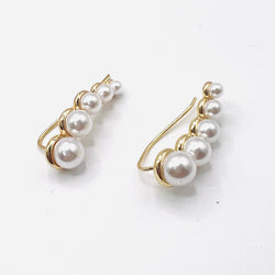 Perlas clip Earring