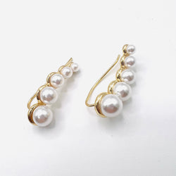 Perlas clip Earring