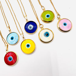 Eye round colors Necklace