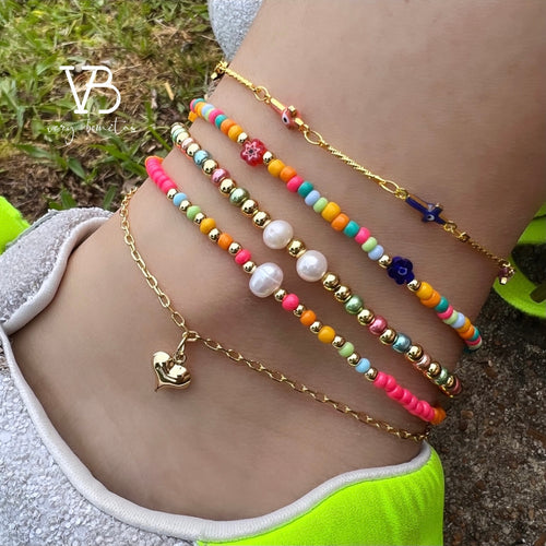 Flower anklet