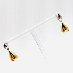 Bicolor Gota Earring