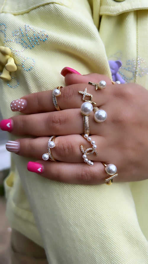 Double Pearl Ring