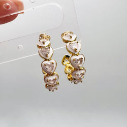 Heart cristal Earring