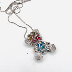 Osito cristal Circon Necklace