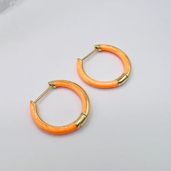 Enamel Earring