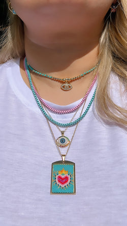 Summer colors necklace