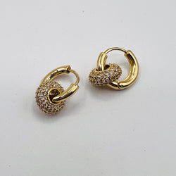 Circon hoops Earring