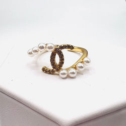 C Ring gold and Silver