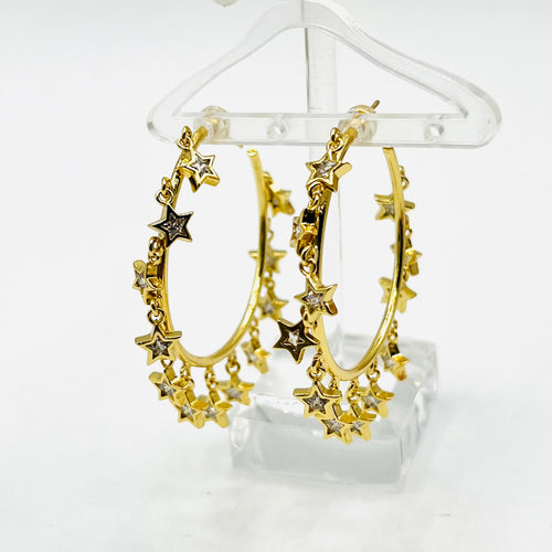 Star Gold Earring