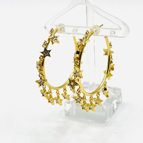 Star Gold Earring