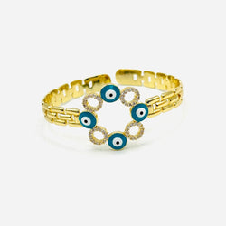 Eye Gold Bracelet