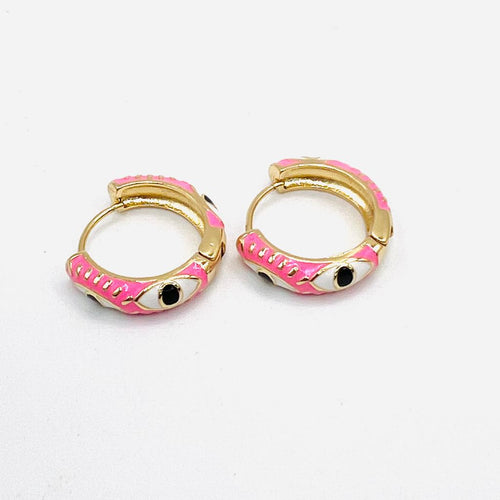 Enamel Eye earring