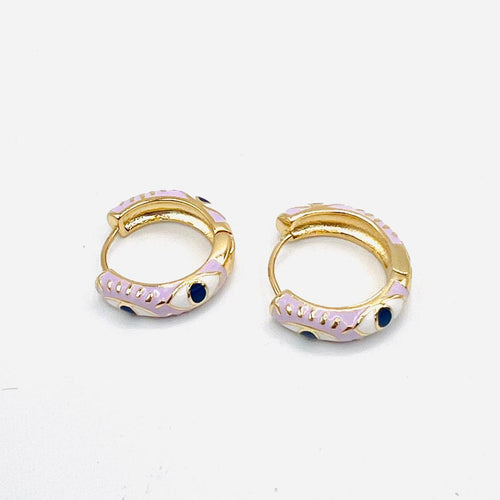 Enamel Eye earring