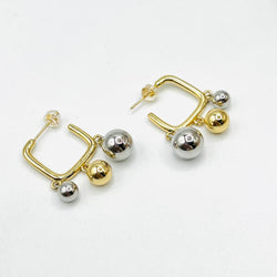 Balin Gold and silver earring