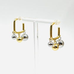 Balin Gold and silver earring