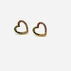 Colors Heart earring