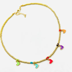 Mini Heart colors Necklace