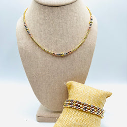 Trío Oro balin Necklace