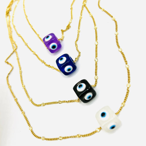 Cubo eye necklace