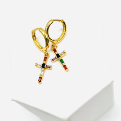 Cross cristal Earring