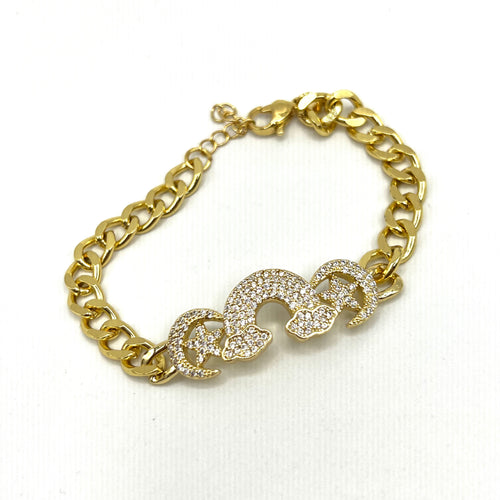 Mix gold bracelet