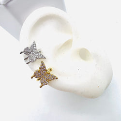 Mariposa circon earcuff