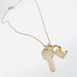 Llave y candado Necklace