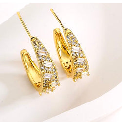 Cristal circon earring