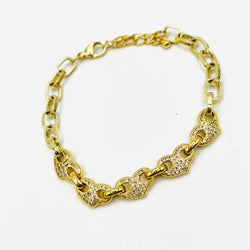 Mix gold bracelet