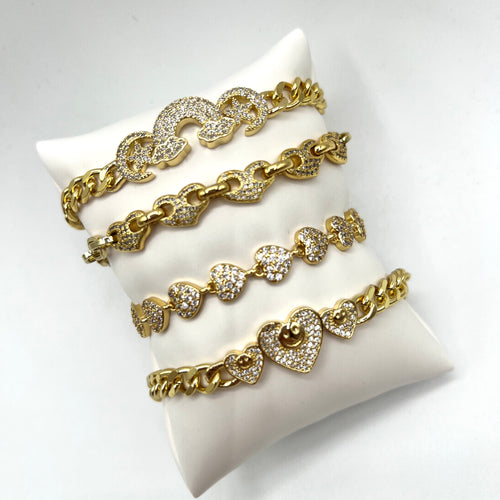 Mix gold bracelet