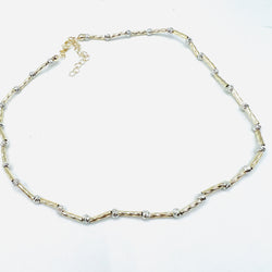 Gold and Silver Necklace