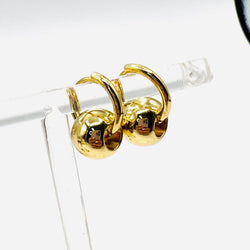 Bicolor Hoop Earring