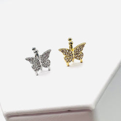 Mariposa circon earcuff