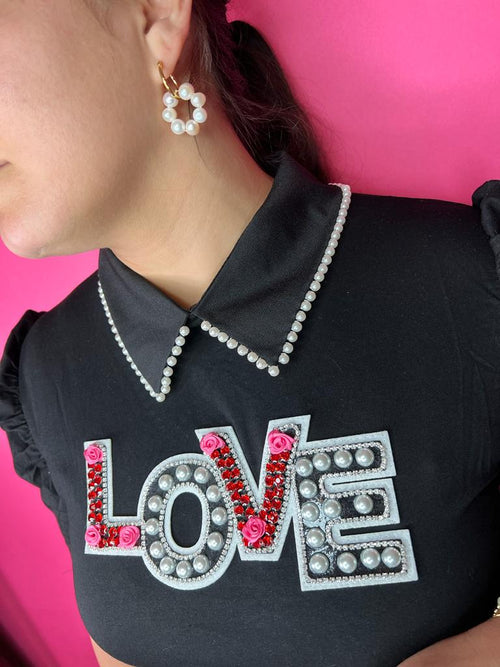 LOVE shirt Black