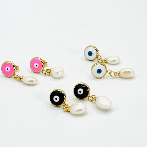 Eye Pearl Earring