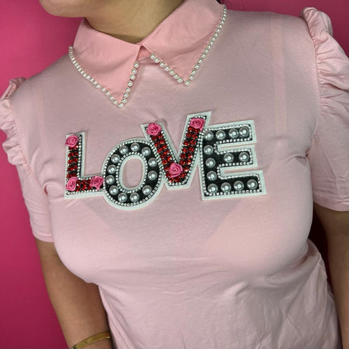 LOVE shirt Pink